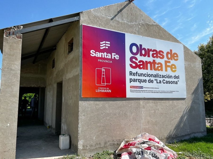 INVERSION. Ya comenz&oacute; la reconstrucci&oacute;n del quincho ubicado en el predio donde la comuna de Lehmann desarrolla actividades culturales, recreativas y deportivas.