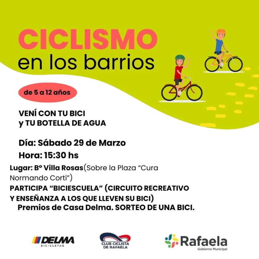 Los participantes tendr&aacute;n la oportunidad de competir por una bicicleta, gentileza de Casa Delma.