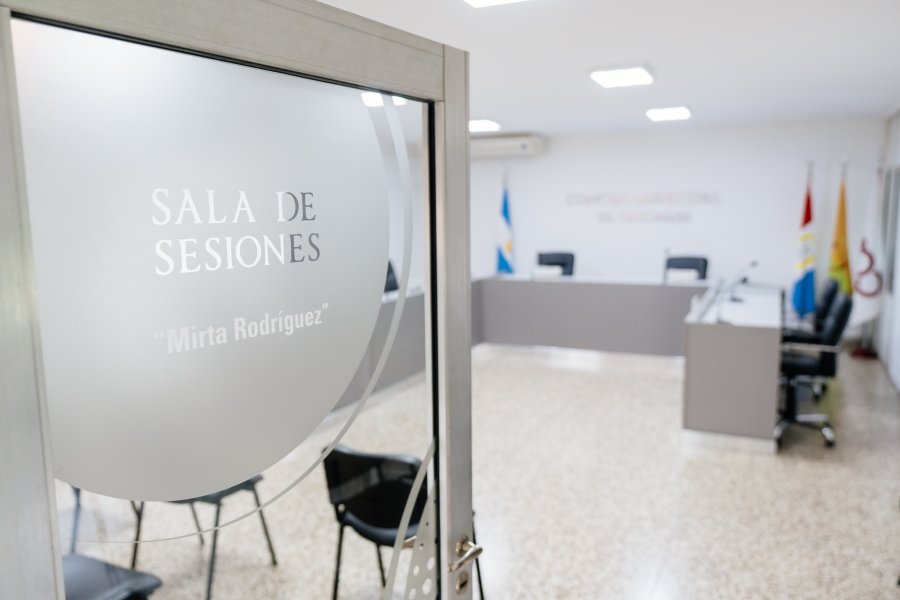 El recinto de sesiones.