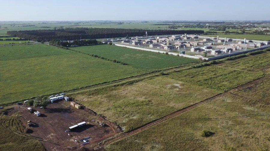 MAS UNIDADES PENITENCIARIAS. “El año que viene este lugar va a estar terminado y en pleno funcionamiento”, afirmó el ministro de Justicia y Seguridad, Pablo Cococcioni.