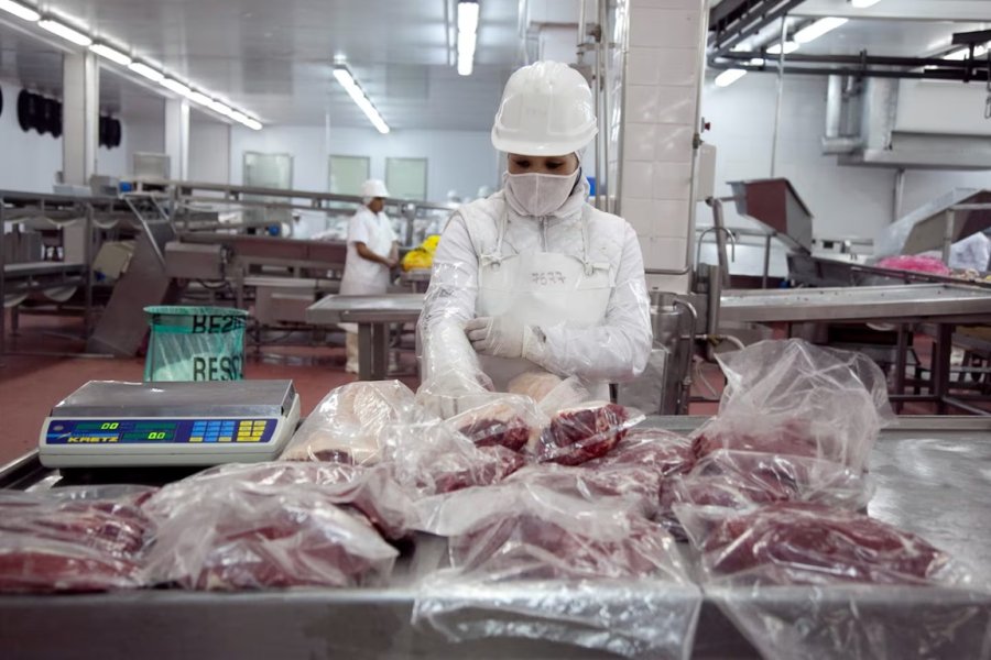 CAÍDA. En volumen, las exportaciones de carne cayeron notablemente, no así en divisas ingresadas.