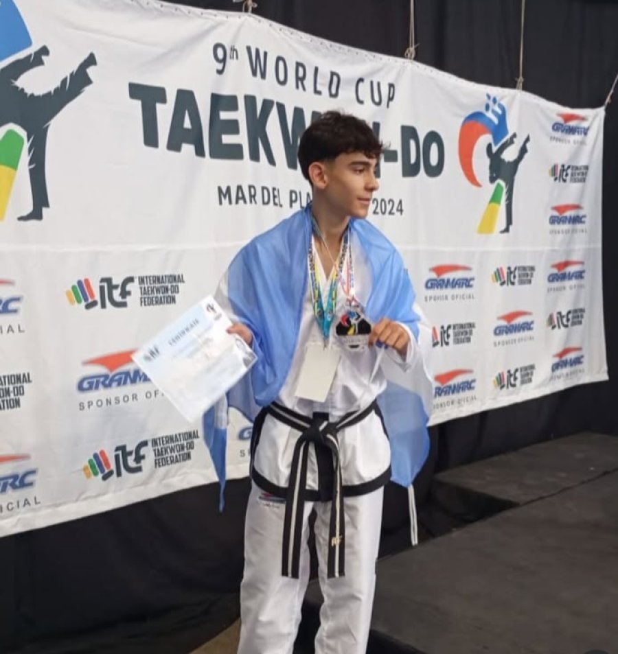 CLASIFICADO. El taekwondista de Pe&ntilde;arol.