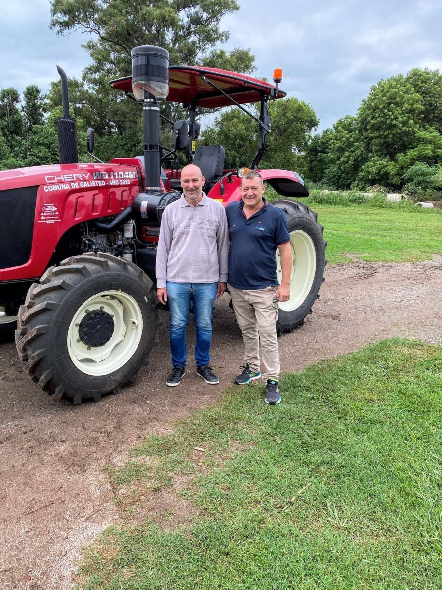 La nueva maquinaria incorporada a la Comuna de Galisteo.