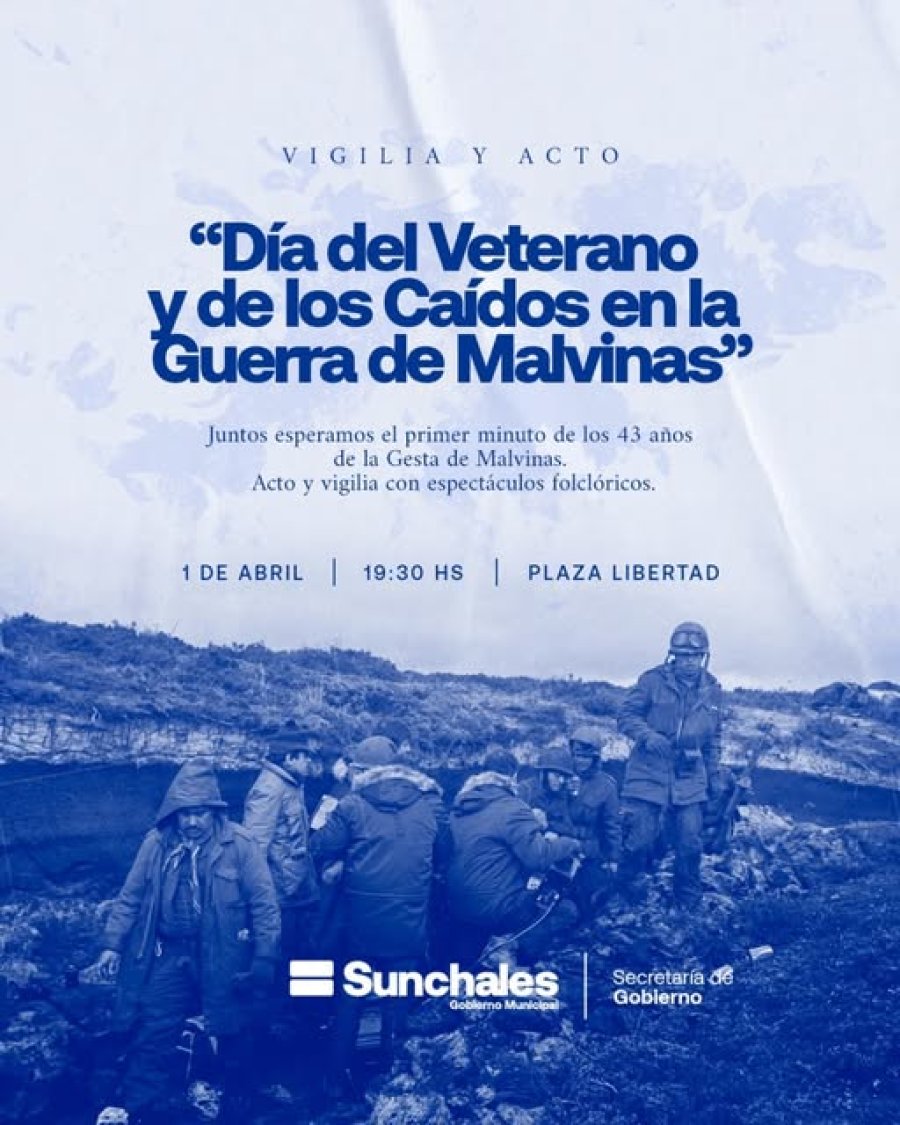 Convocatoria difundida por el Municipio.