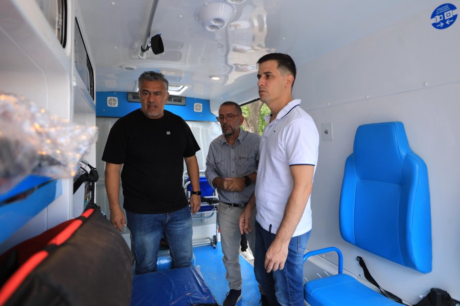 PRECANDIDATO A CONCEJAL. Juan Scavino dio su punto de vista sobre la entrega de veh&iacute;culos para nuestra ciudad en materia de salud.