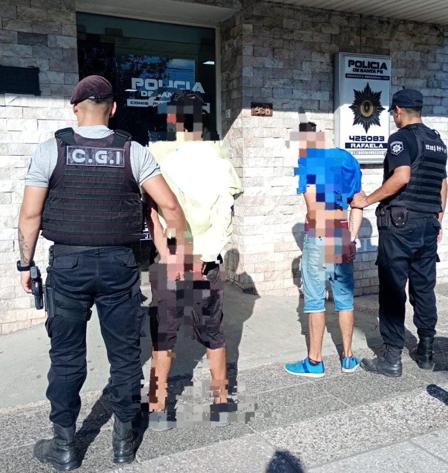 Dos sujetos fueron detenidos por así disponerlo el Fiscal de turno.