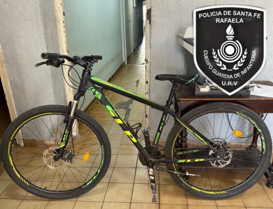 Se secuestró una bicicleta SLP.