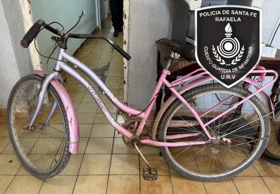 También se secuestró otra bicicleta tipo pleyera.