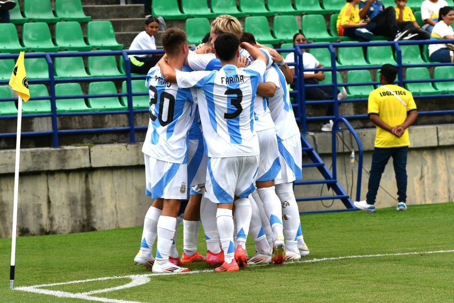 QUE GOLEADA. Fue ante Perú.