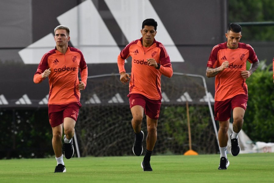 El plantel millonario trabajó antes de viajar a Junín.