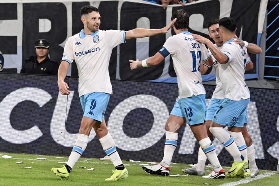 Tercer triplete para Maravilla en Racing.