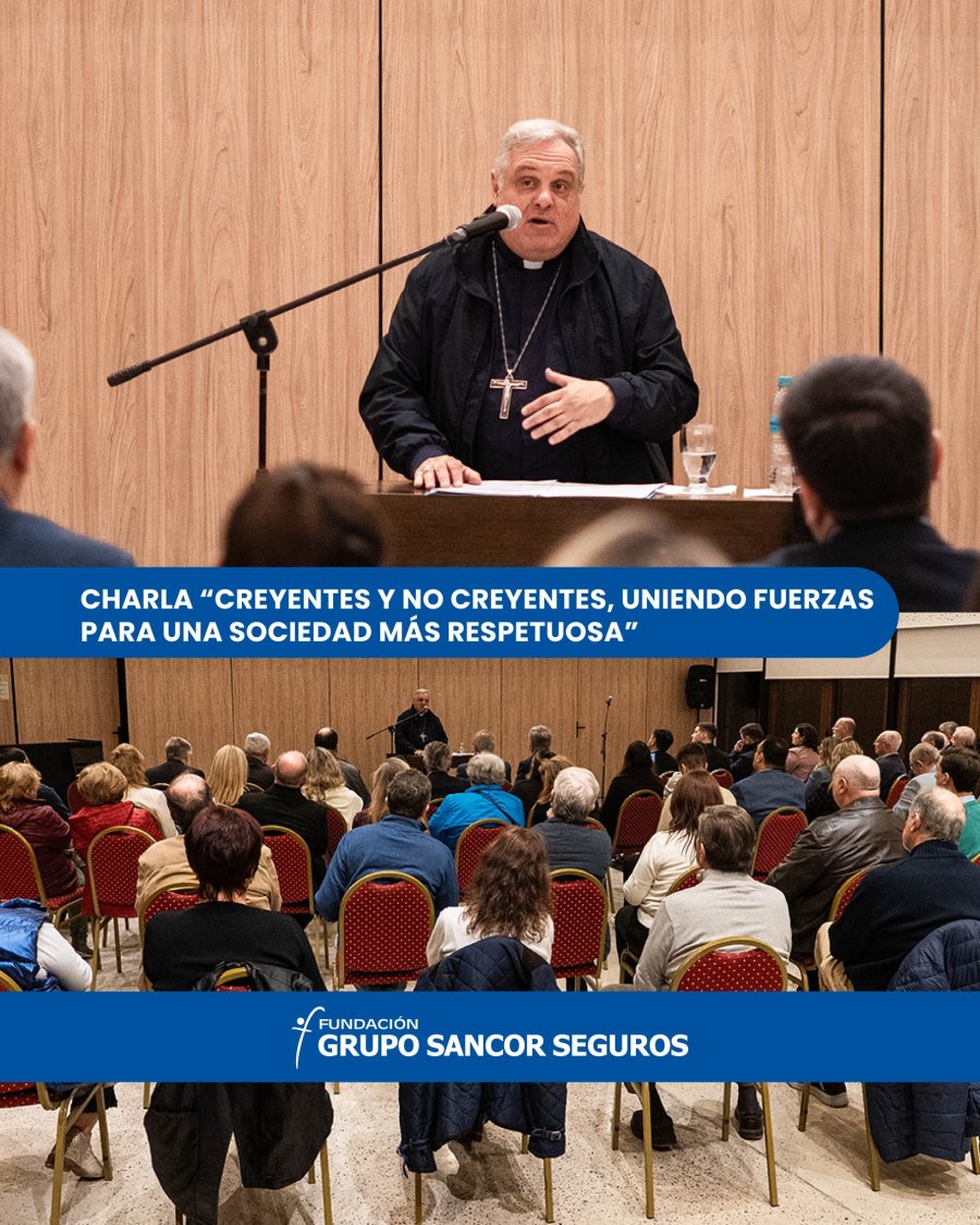 Mons. marcelo Colombo durante su exposición.