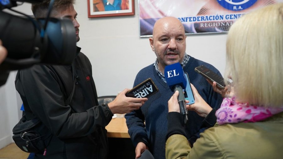 RODRIGO ALONSO. El secretario general de Amsafe volvi&oacute; a criticar con dureza al gobierno provincial.