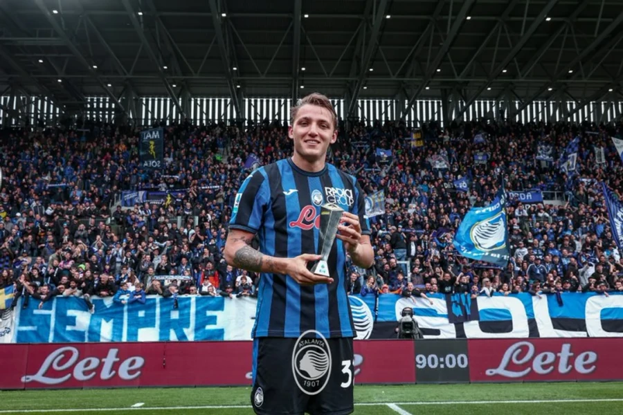 GOLEADOR. El ex Boca, Estudiantes y Tigre es la figura en Atalanta.