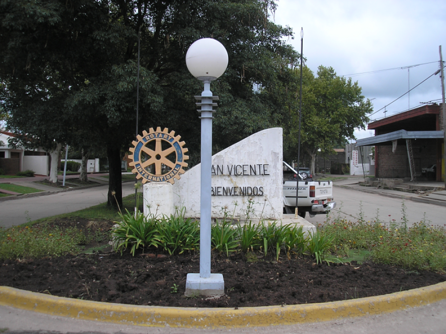 El ingreso a la ciudad.