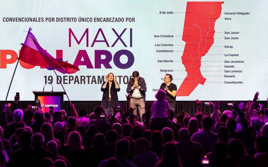 El gobernador Pullaro agradeci&oacute; a todos los santafesinos por el apoyo en las urnas. (FOTO SCS)