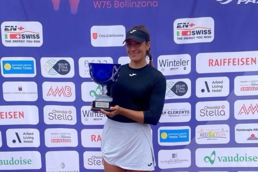 Solana Sierra, la nueva líder del tenis argentino