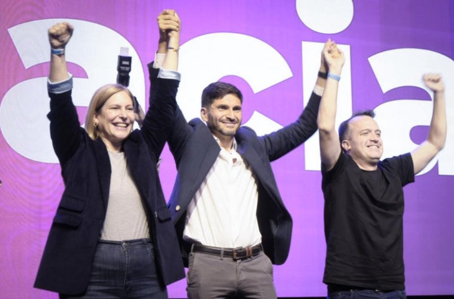 ARRASO EL GOBERNADOR. Maximiliano Pullaro se impuso con una amplia diferencia para convencionales constituyentes dentro de la provincia de Santa Fe.