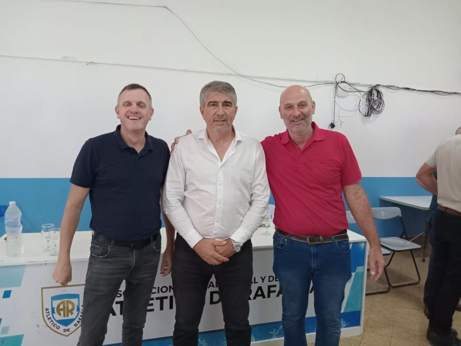 Rodolfo Giacosa, Fabián Bastía y Javier Canavese.