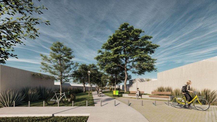 La Municipalidad de Rafaela avanza con obras para poner en valor el espacio público.