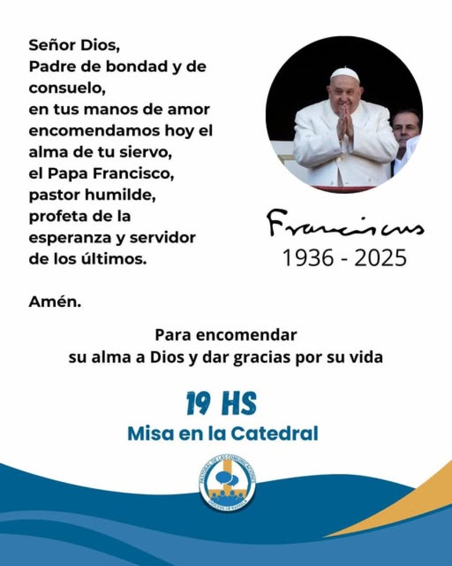 Convocatoria al oficio religioso.