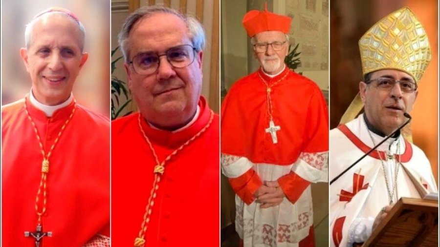 CONCLAVE. los cuatro cardenales argentinos que participarán en la elección del próximo Papa y que también podrán ser votados.