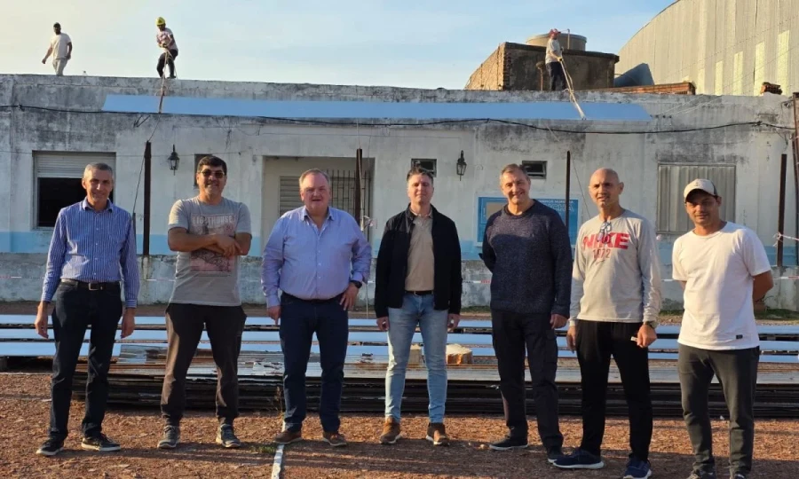 Imagen capturada en la recorrida por Racing.