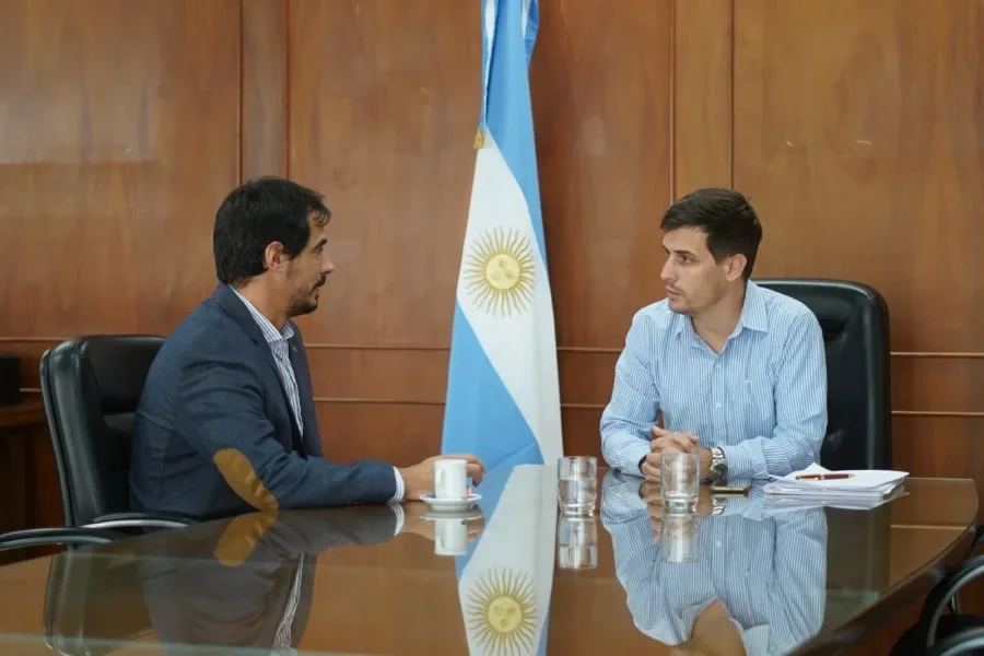 Rocchia y Viotti, cuando se reunieron en diciembre de 2023.