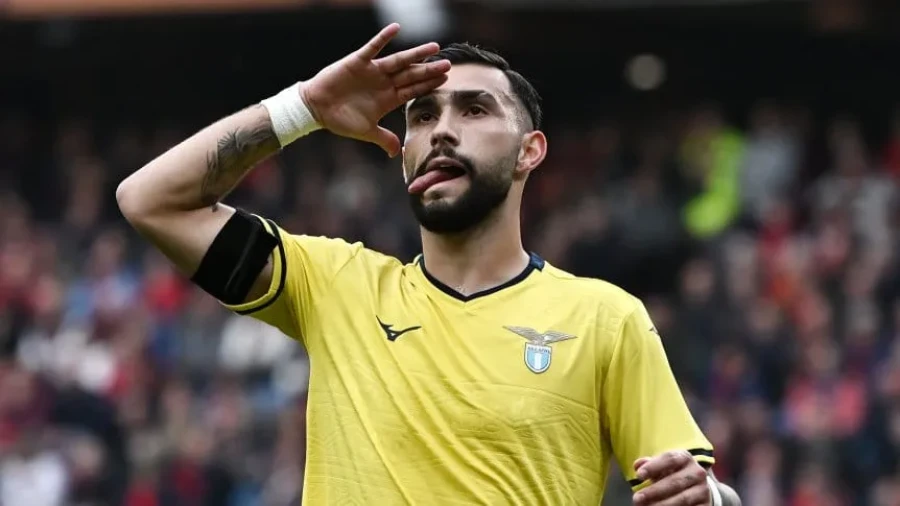 GANO LAZIO. Valentín Castellanos hizo un golazo.