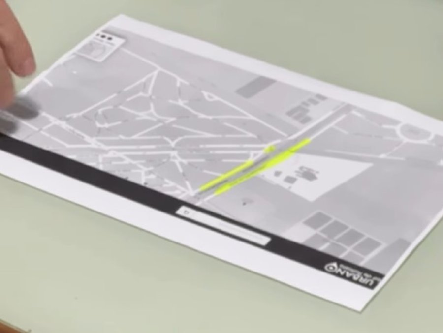 La Ruta 34 resaltada en el tramo que atraviesa el Campus de la UNRaf y del barrio Brigadier L&oacute;pez. (IG G.B.)