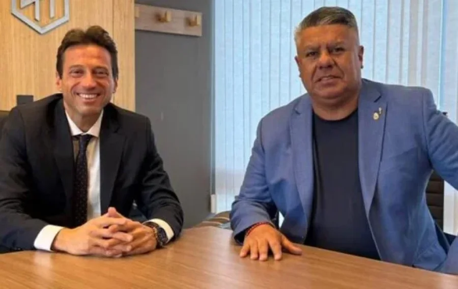 Marcelo Moretti y Claudio Tapia.