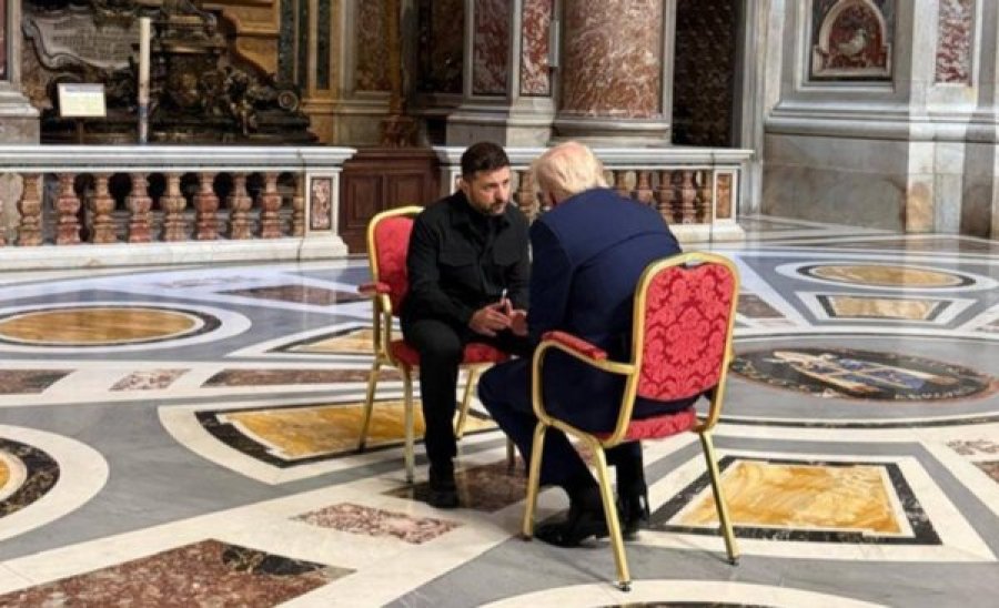 LA FOTO POLITICA DEL DIA. El presidente de Ucrania se expresó en sus redes sociales luego de su reunión de 15 minutos con su par estadounidense.