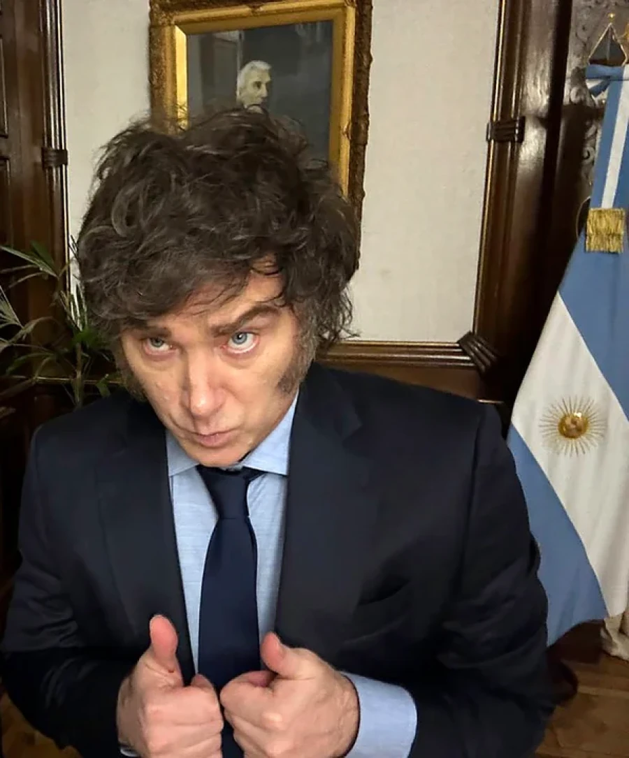 El presidente, Javier Milei, otra vez atacando al periodismo.
