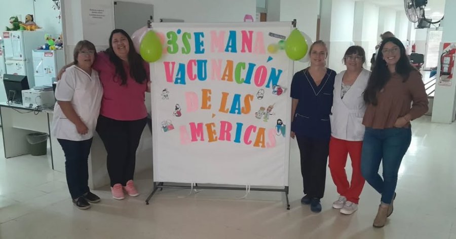 Personal de los CAPS que participó  de la jornada.