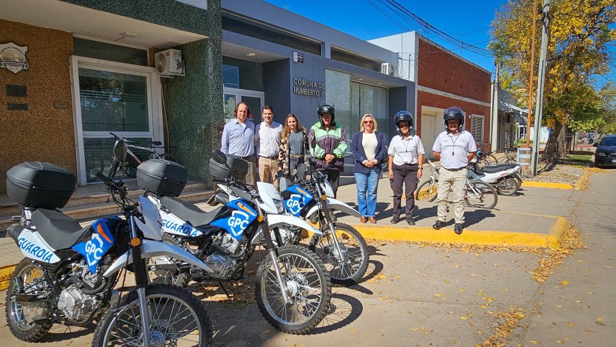 Las nuevas motos y el cuerpo de inspectores.