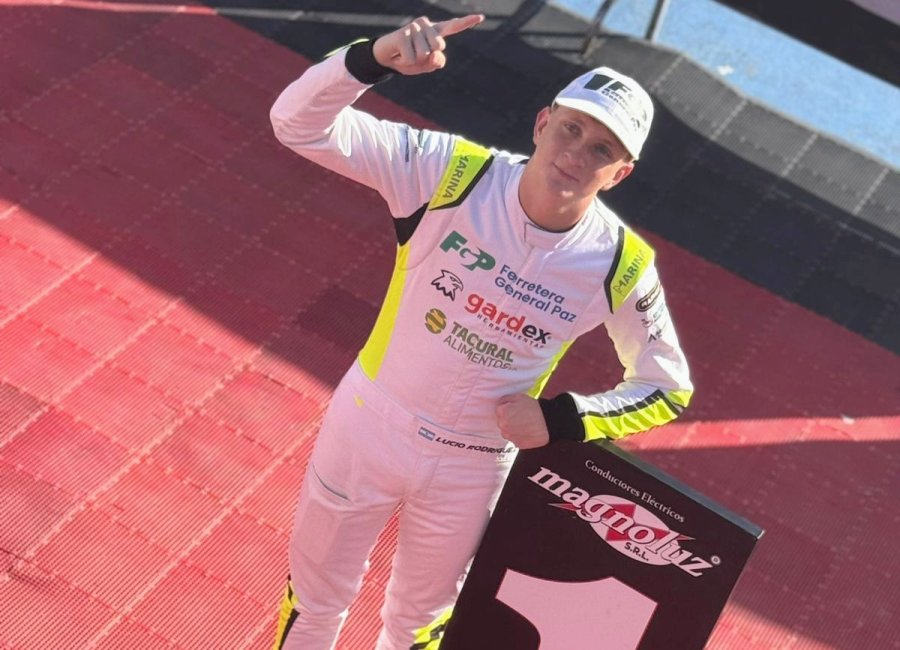 LUCIO RODRÍGUEZ. El piloto de Tacural logró el mejor tiempo del viernes en la Clase 1.