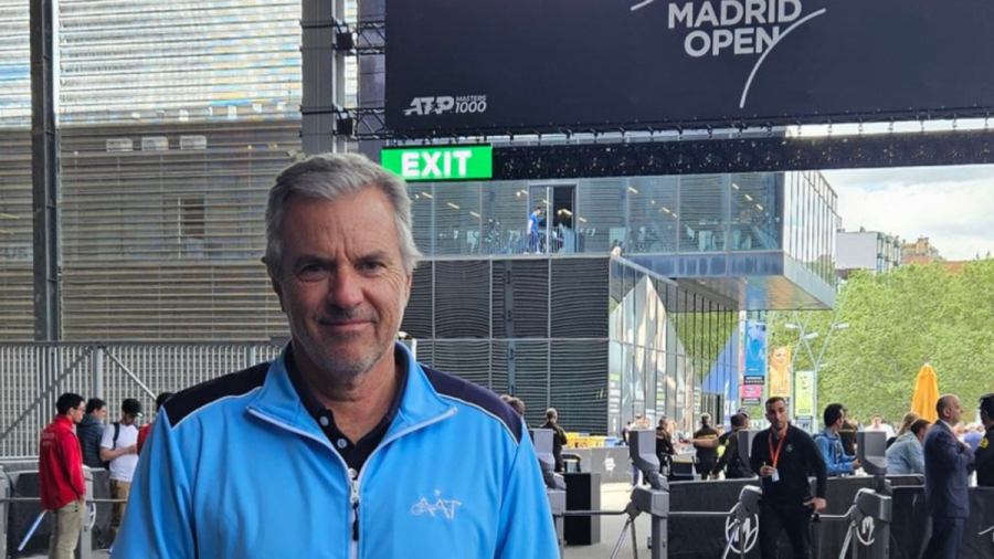 DE CERCA. El rafaelino observó a los jugadores argentinos.