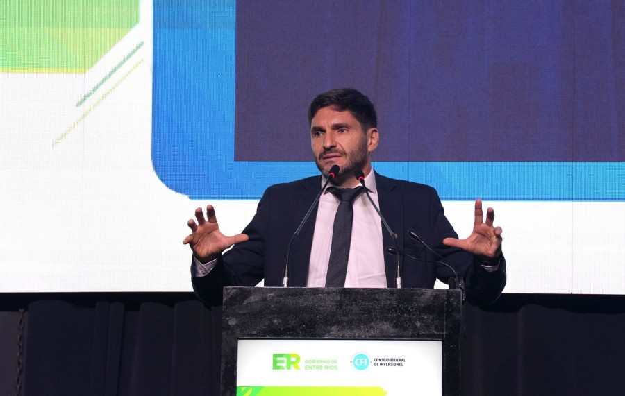 El gobernador de Santa Fe, Maximiliano Pullaro.