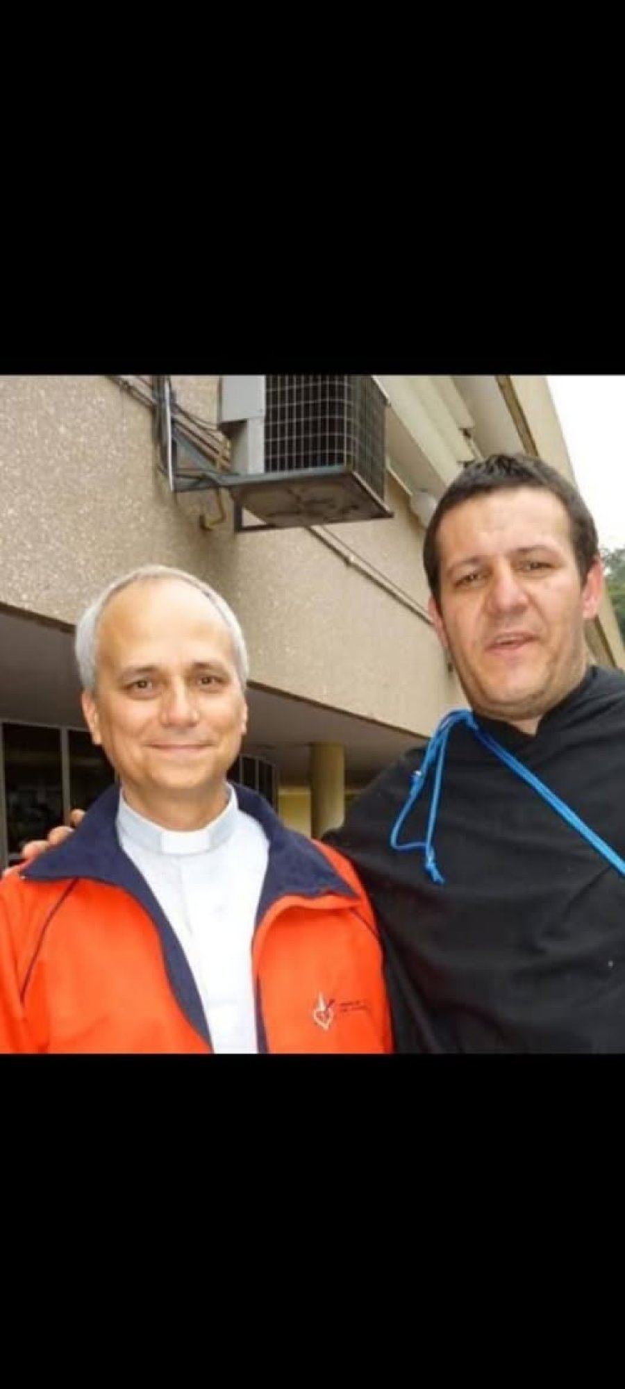 Padre Robert Prevost y padre Ariel Fessia en Brasil 2013
