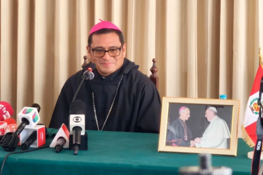 Mons Edinson Farfán, obispo de Chiclayo.