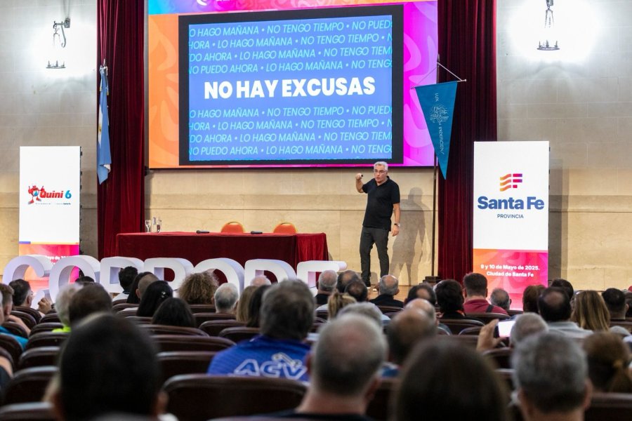 Julio Lamas disert&oacute; sobre liderazgo en el Congreso de Dirigentes Deportivos. (FOTO SCS)