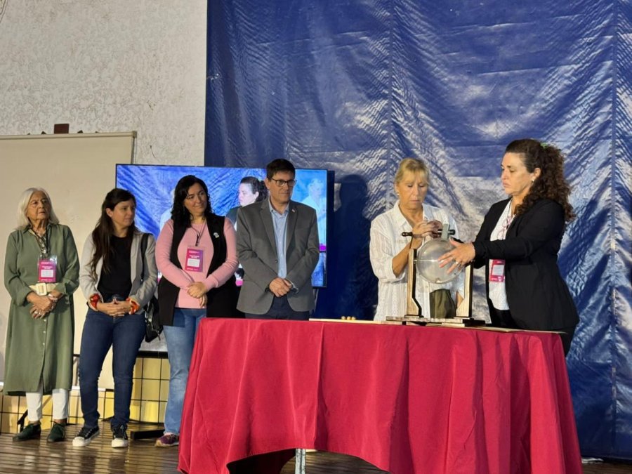 El ministro de Educación José Goity participó de la actividad.