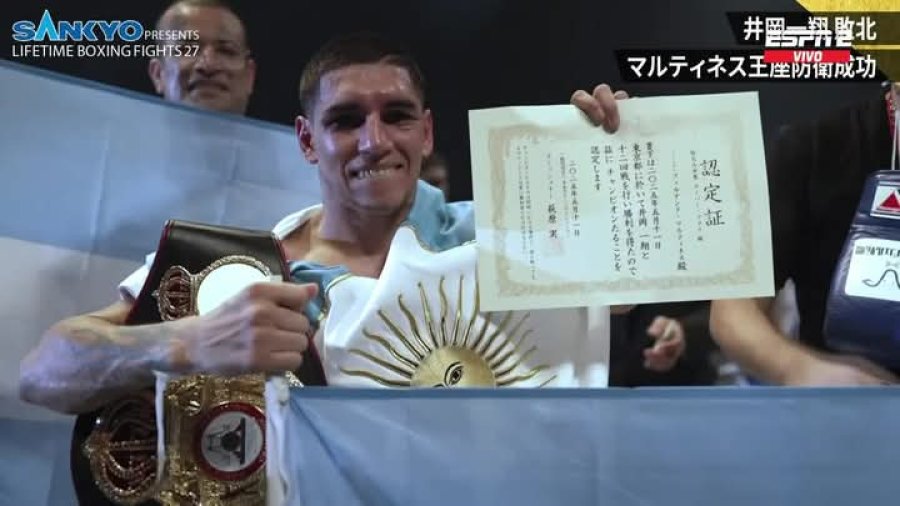 EMOCIONADO. El "Pumita" logró un gran triunfo en la casa del adversario.