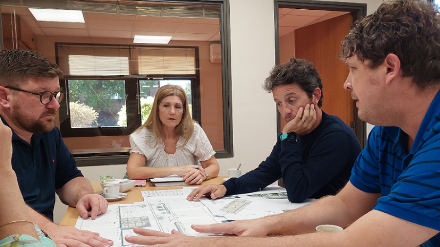 Vista del encuentro en la ciudad de Rosario.