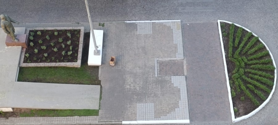 Tareas de remodelaci&oacute;n en bulevar Lehmann.