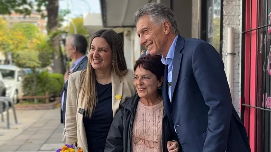 Silvia Lospennato y Mauricio Macri.