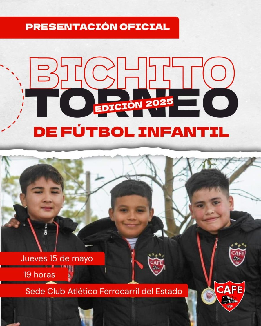 FLYER. Se acerca el tradicional torneo infantil.