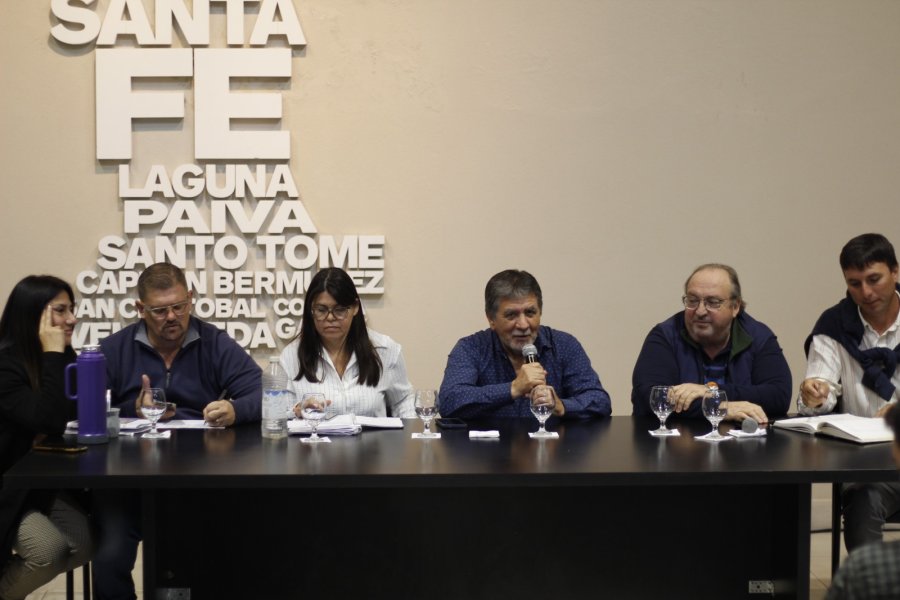 Jes&uacute;s Monz&oacute;n presidi&oacute; el plenario de la Festram que convoc&oacute; a una medida de fuerza.