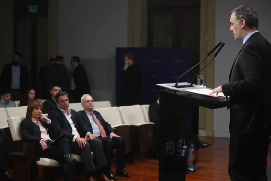 El vocero presidencial, Manuel Adorni.