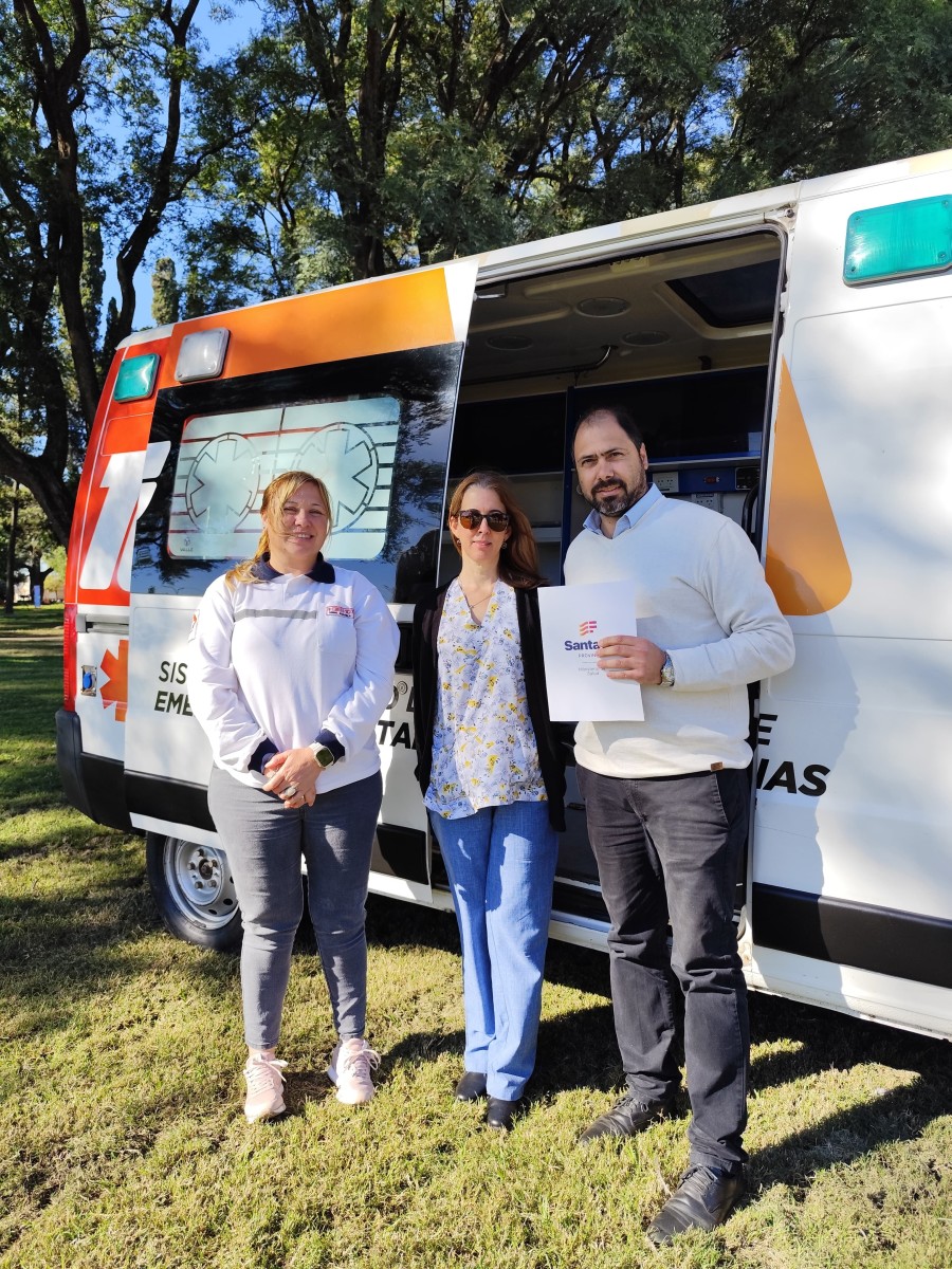 AMBULANCIA. La nueva unidad fue recibida el pasado martes.